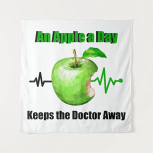 Tapete De Parede Apple a Day Mantém o Doutor longe