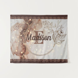 Tapete De Parede Aquarela Marmoreada com Acentos de Largura