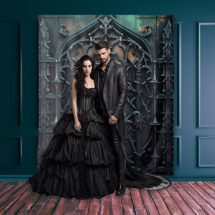 Tapete De Parede Arca Preta Gótica Moody