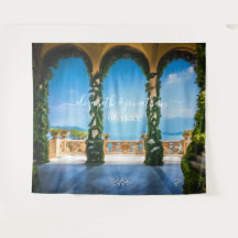 Arco de Casamento Itália Elegante Fundo para Fotog