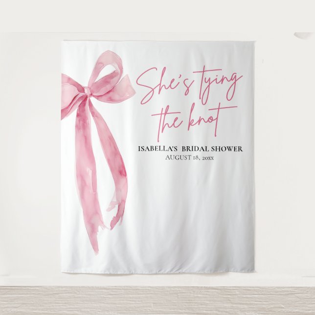 Tapete De Parede Arco Ela é Casando Chá de panela (Frente)