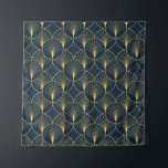 Tapete De Parede Art Deco Elegance: Fan Motifs<br><div class="desc">Estilo elegante de Deco de Arte com estilo sem costura com forma de ventilador Motifs de ouro em fundo azul escuro. Textura geométrica de abstrato. Adote o estilo nativo americano com essa intrincada ilustração. Elegância Vintage em Estilo Nativo Americano. deco, padrão, sem costura, círculo, motif, palma, ouro, folha, fundo, geométrico,...</div>