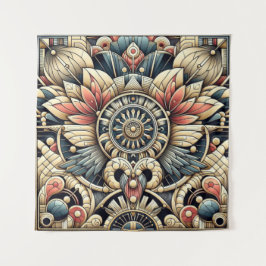 Tapete De Parede Art Deco Intricate Design