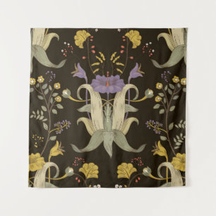 Tapete De Parede Art Nouveau Floral: Padrão Vintage