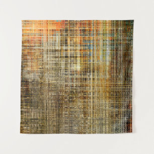 Tapete De Parede Arte abstrato colorida interseção geométrica