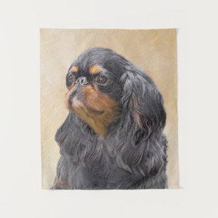 Tapete De Parede Arte Animal Original Pintura Inglesa Toy Spaniel