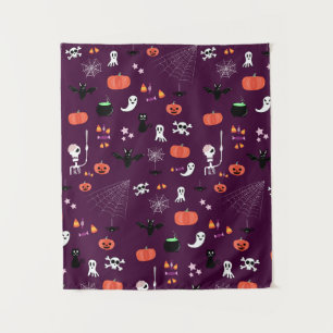 Tapete De Parede Arte Assustadoramente Fofa de Halloween