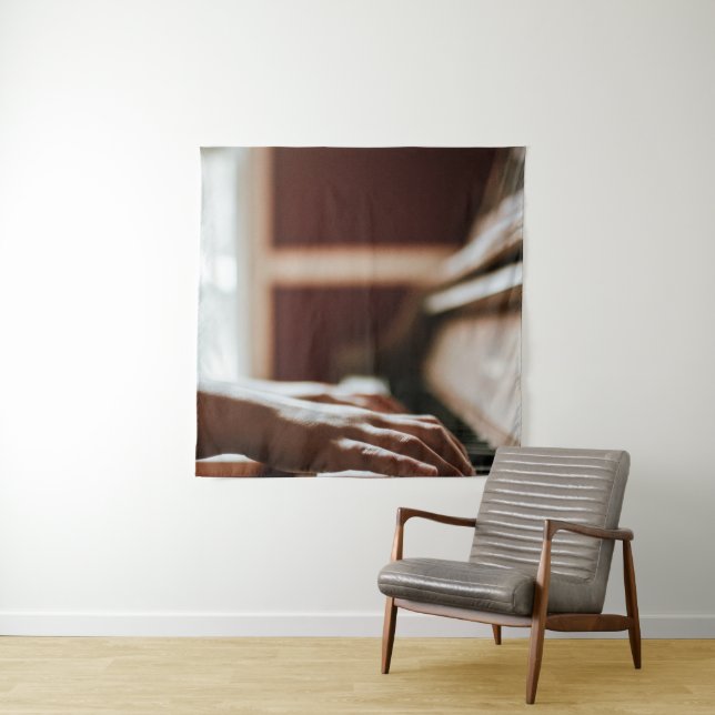 Tapete De Parede Arte Bonito de Piano (In Situ)