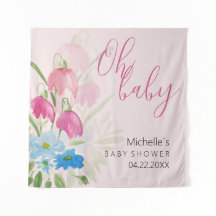 Arte de Aquarela Única Colorida das Flores de Mola