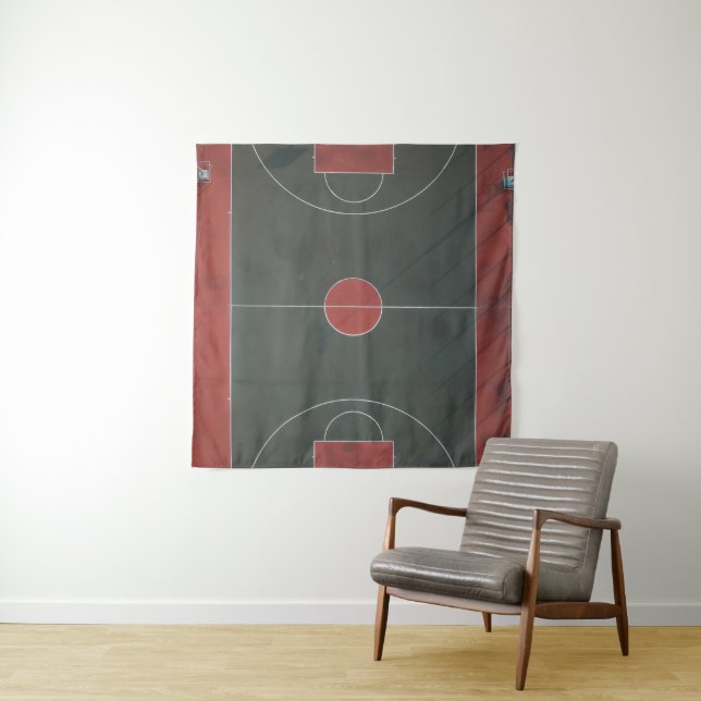 Tapete De Parede Arte de Basquete Bonita (In Situ)