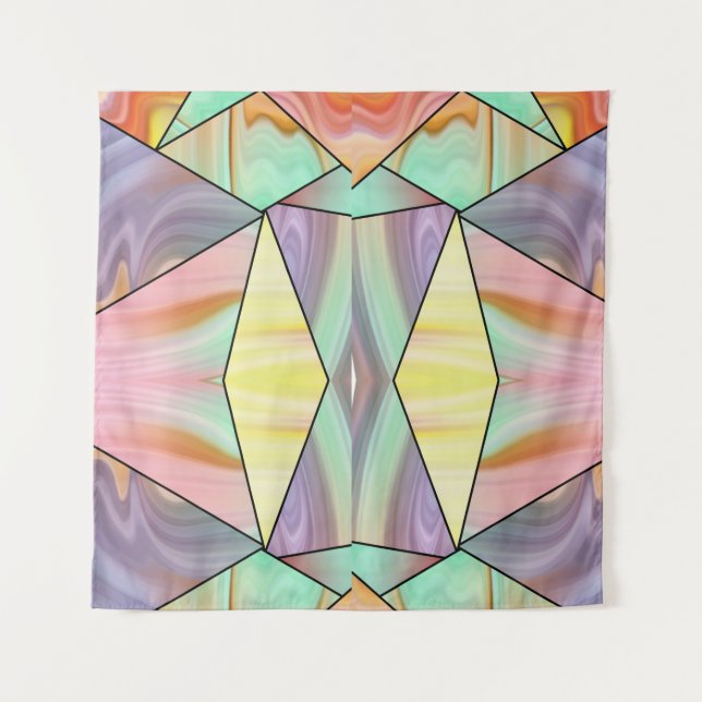 Tapete De Parede Arte de Marble Moderno Abstrato boho (Frente)