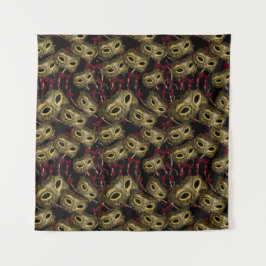 TAPETE DE PAREDE ARTE DE MÁSCARA   