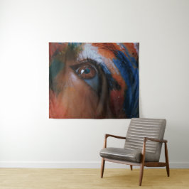 Tapete De Parede Arte de Olho Abstrato Vibrante
