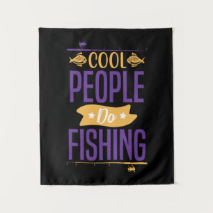 Tapete De Parede Arte de Pesca Pessoas Legais Fazem Pesca