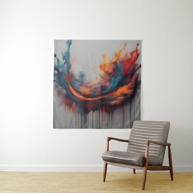 Tapete De Parede arte de pintura abstrata (In Situ)