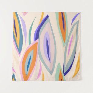 Tapete De Parede Arte de Verão: Padrão de Colagem Criativa