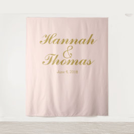 Tapete De Parede Arte deco boas-vindas ao casamento