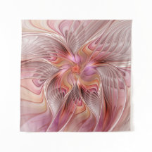 Arte Fractal de Fantasia Colorida Borboleta Abstra