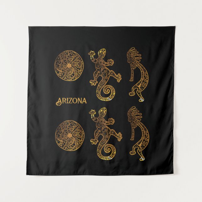 Tapete De Parede Arte Kokopelli (Frente)