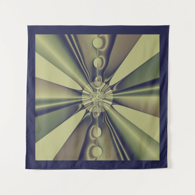Tapete De Parede Arte Moderna Abstrata Geométrica Terrosa (Frente)