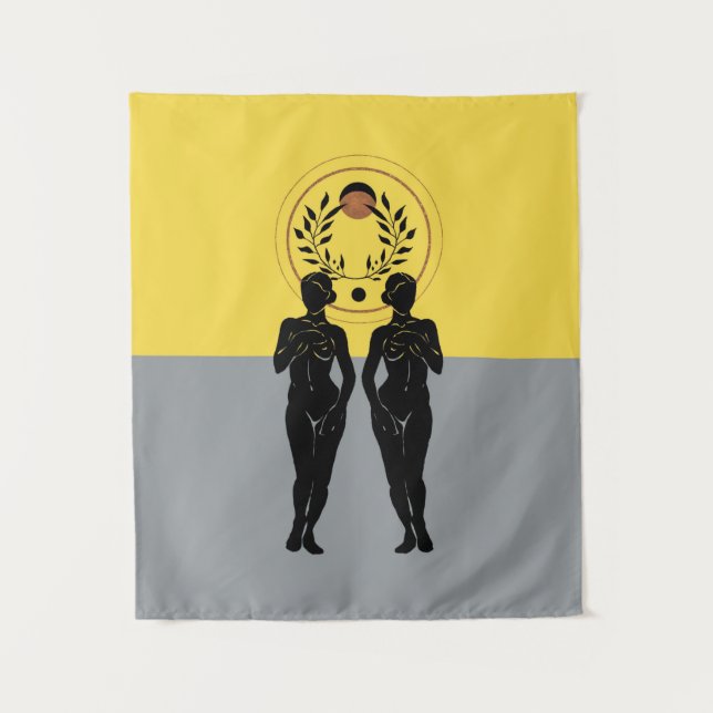 Tapete De Parede Arte Moderna Feminina Astra (Frente)