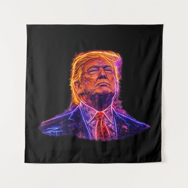 Tapete De Parede Arte Pop Donald Trump (Frente)