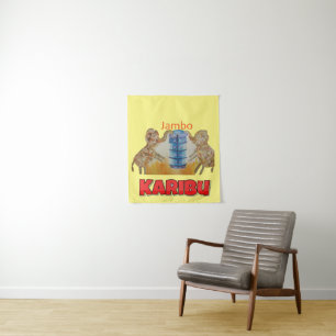 Tapete De Parede Arte sobre crianças africanas