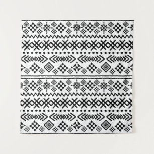 Tapete De Parede Arte tribal boho: geométrico sem costura.