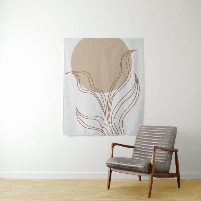 Tapete De Parede Arte vegetal moderna (In Situ)