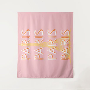Tapete De Parede Arte Viagem de Paris, Arte Viagem, Pastel, Minimal