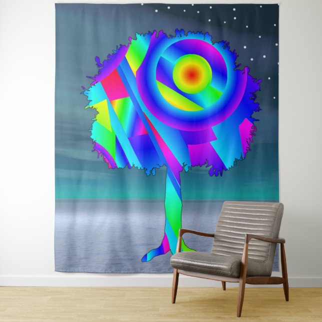 Tapete De Parede Árvore arco-íris (In Situ)