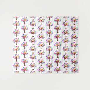 Tapete De Parede Árvore de Consciência do Autismo