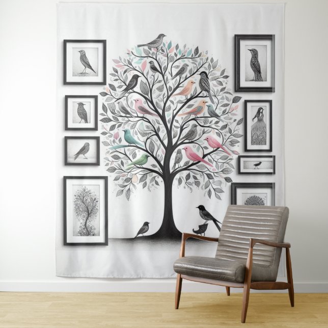 Tapete De Parede Árvore de Imagens da Família 01 (In Situ)