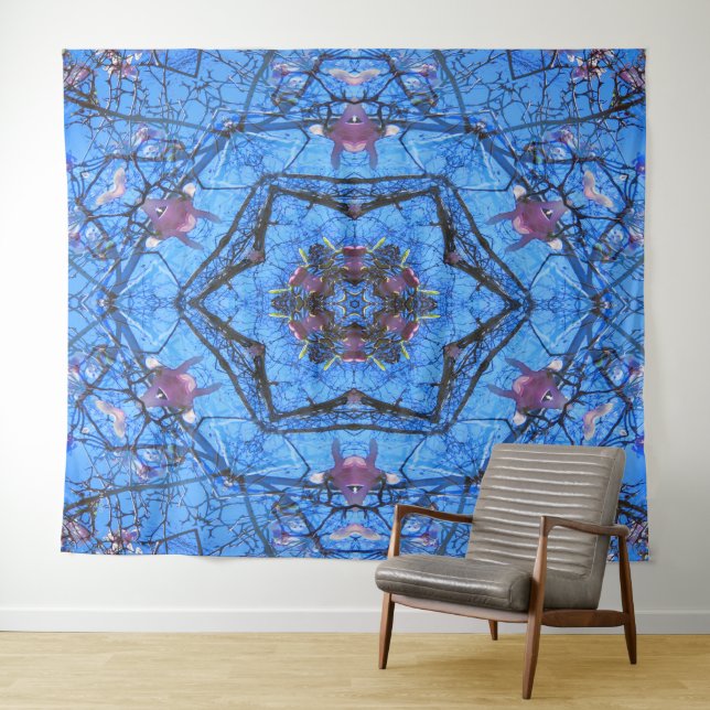 Tapete De Parede Árvore de magnólia estrela....  (In Situ (Horizontal))