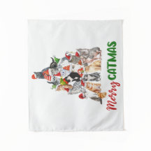 Árvore de Natal do Gato Amante do Gato Natal
