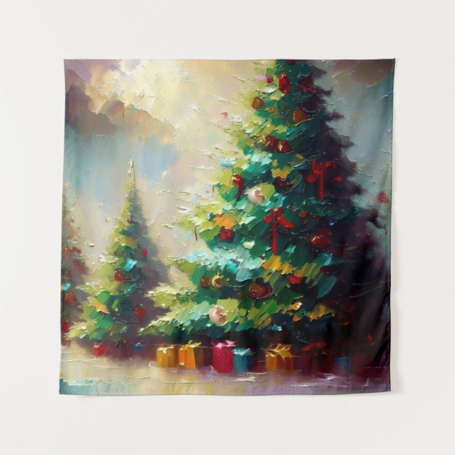 Tapete De Parede Árvore Natal 2 (Frente)