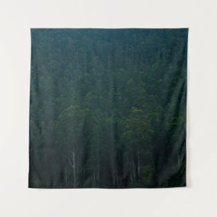 TAPETE DE PAREDE ÁRVORES VERDE ALTAS