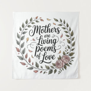 Tapete De Parede As mães são poemas vivos de amor