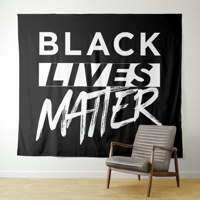 Tapete De Parede As vidas negras importam enormes (In Situ (Horizontal))