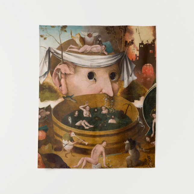 Tapete De Parede As visões de Tondal, 1479, por Hieronymus Bosch (Frente)
