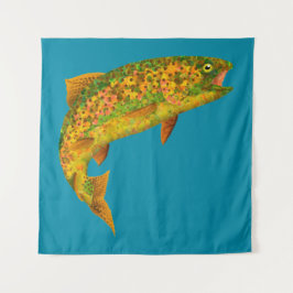 Tapete De Parede Aspen Leaf Rainbow Trout 2