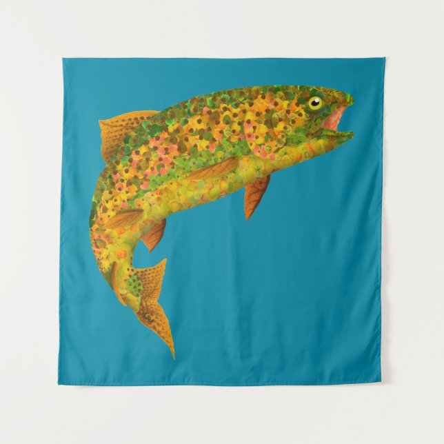 Tapete De Parede Aspen Leaf Rainbow Trout 2 (Frente)