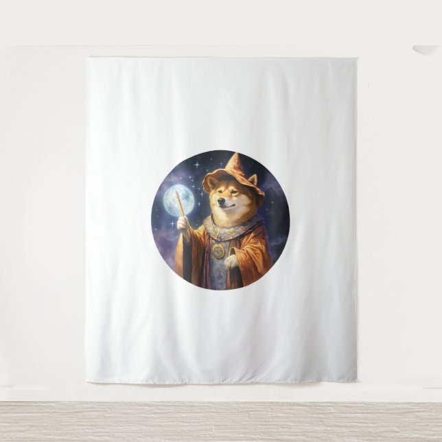 Tapete De Parede Assistente de Caninos Shiba Inu (Frente)
