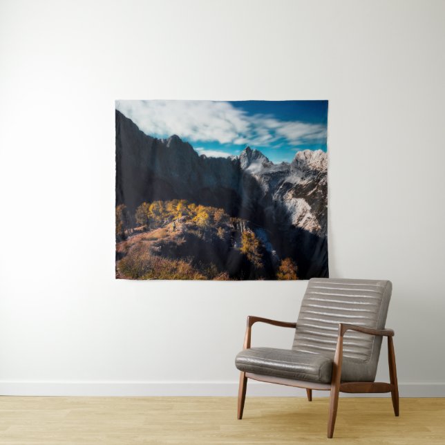 Tapete De Parede Assustador das montanhas (In Situ (Horizontal))