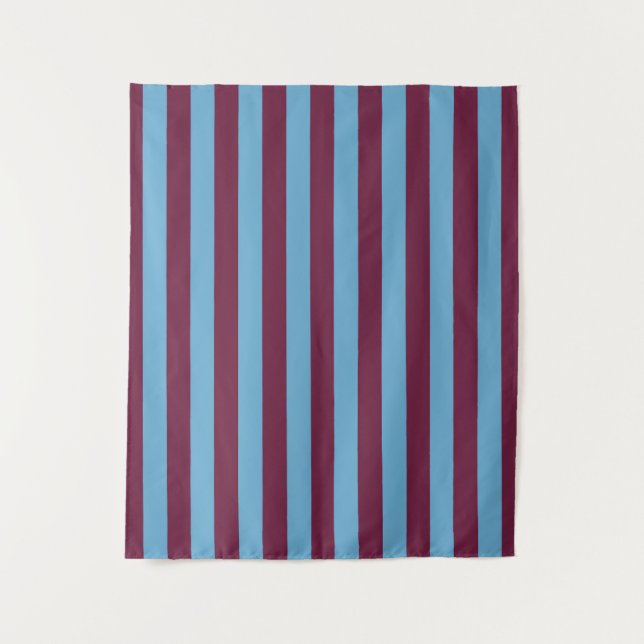 Tapete De Parede Aston Villa stripes clube de futebol (Frente)