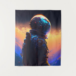 Tapete De Parede Astronauta World Discovery Painting Human Universe