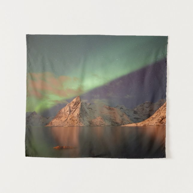 Tapete De Parede Aurora Borealis, Luzes Polares (Frente (Horizontal))