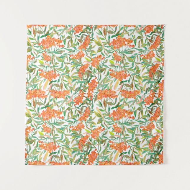 Tapete De Parede Autuman: Design Floral Sem Seios (Frente)
