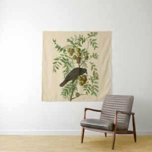 Tapete De Parede Ave Negra Americana da Audubon