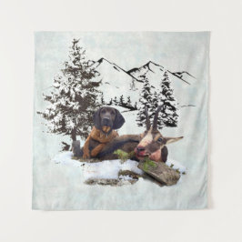 Tapete De Parede aventura de caça de cabras de montanha